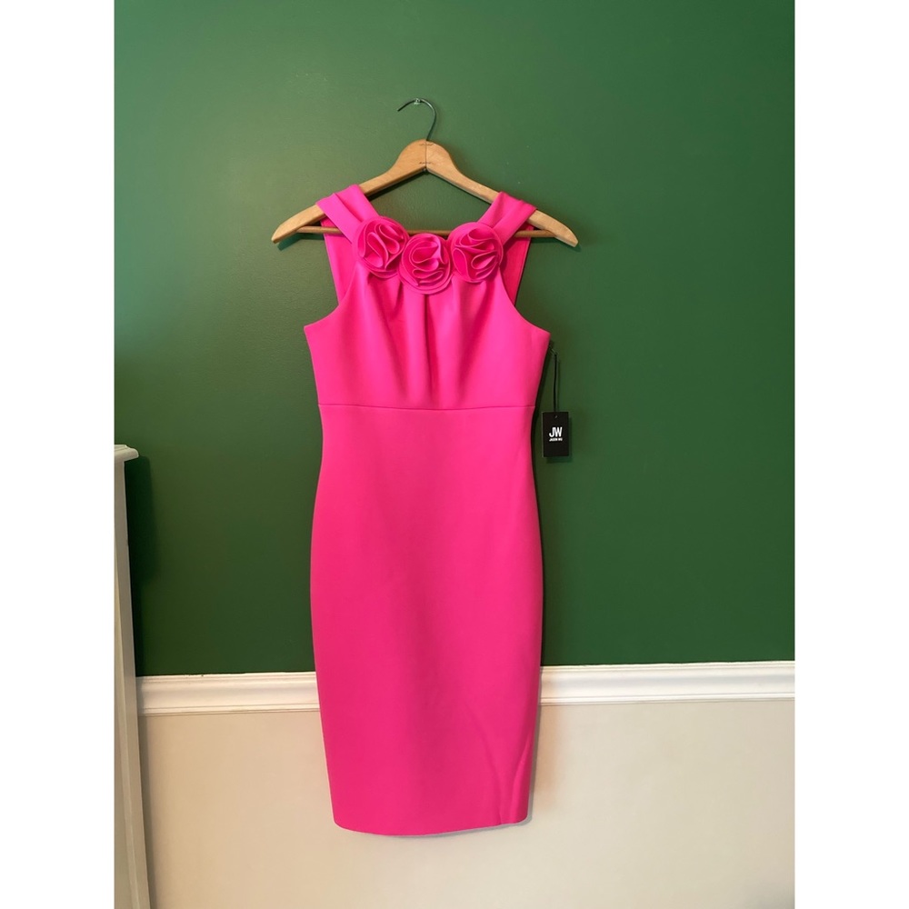 Jw Jason WU, Rosette halter scuba dress.